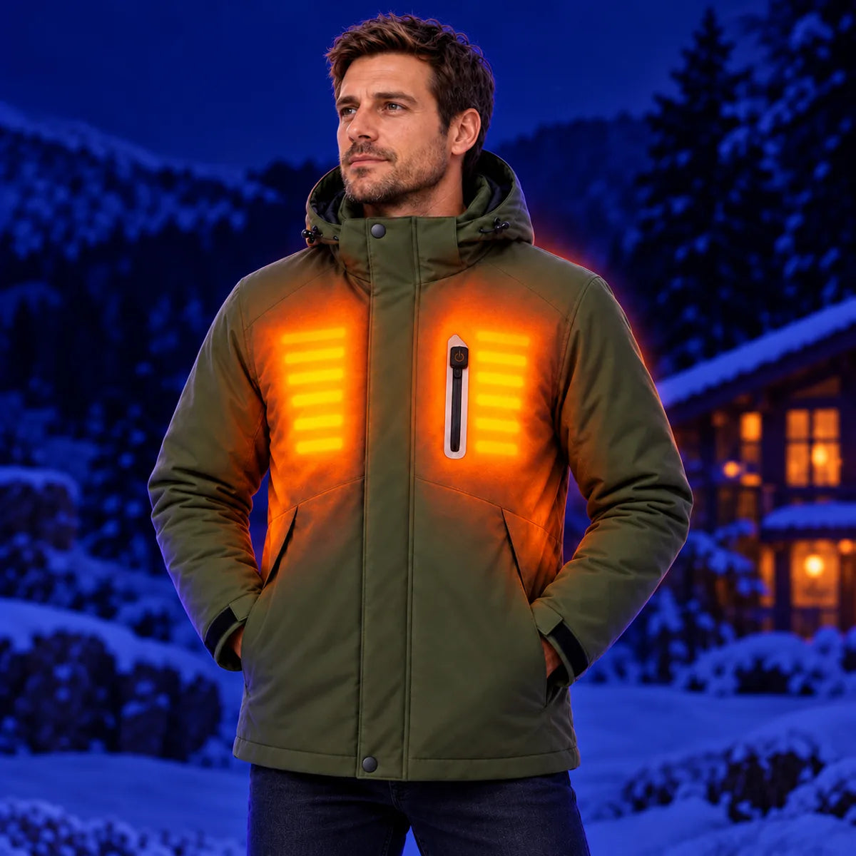PyreFit Calvero – Parka chauffant pour homme