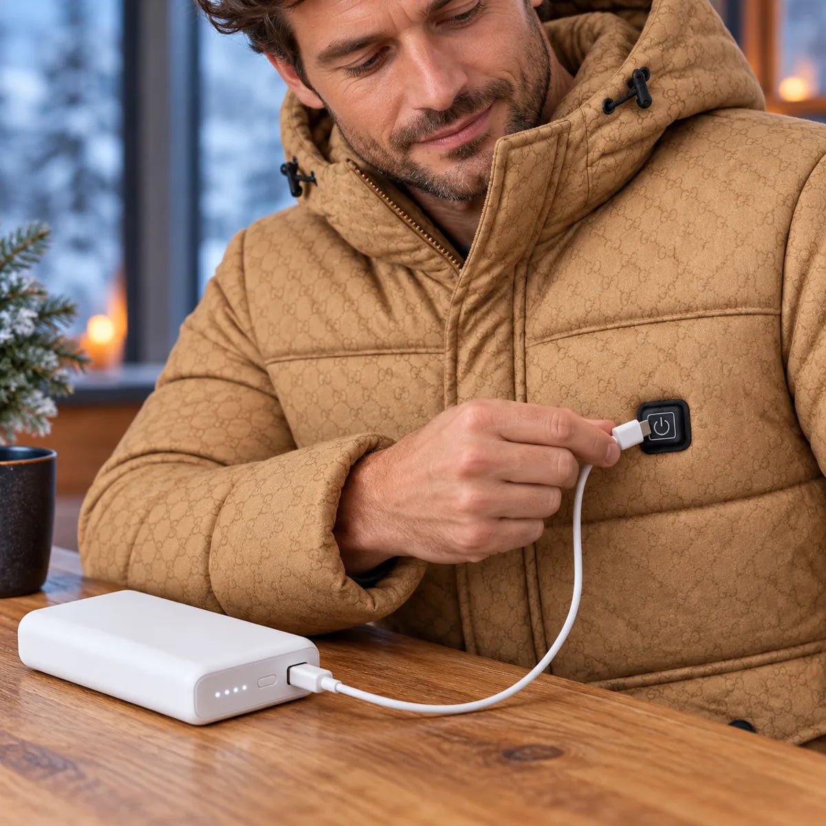 PyreFit Orielle – Men's Heated Puffer Jacket