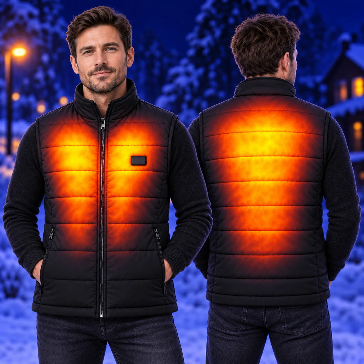 PyreFit Pivotan – Unisex Heated Puffer Vest