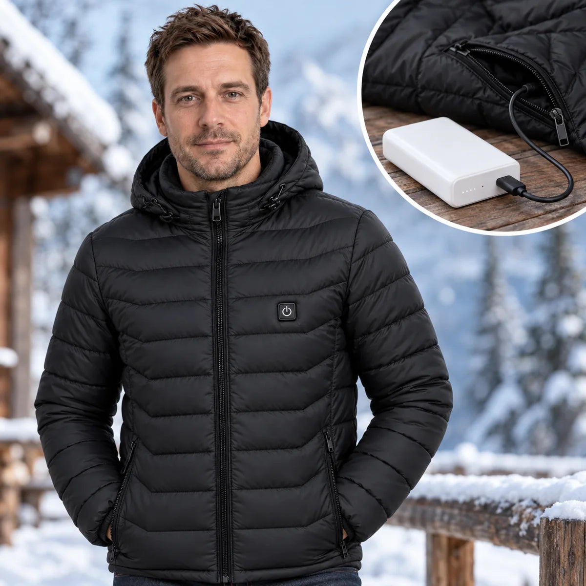 PyreFit Rangor – Men's Heated Puffer Jacket