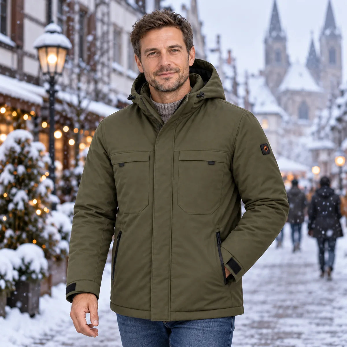 PyreFit Regaro – Parka chauffant pour homme