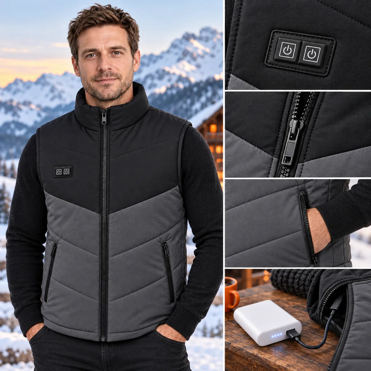 PyreFit Sherpor – Men's Heated Vest