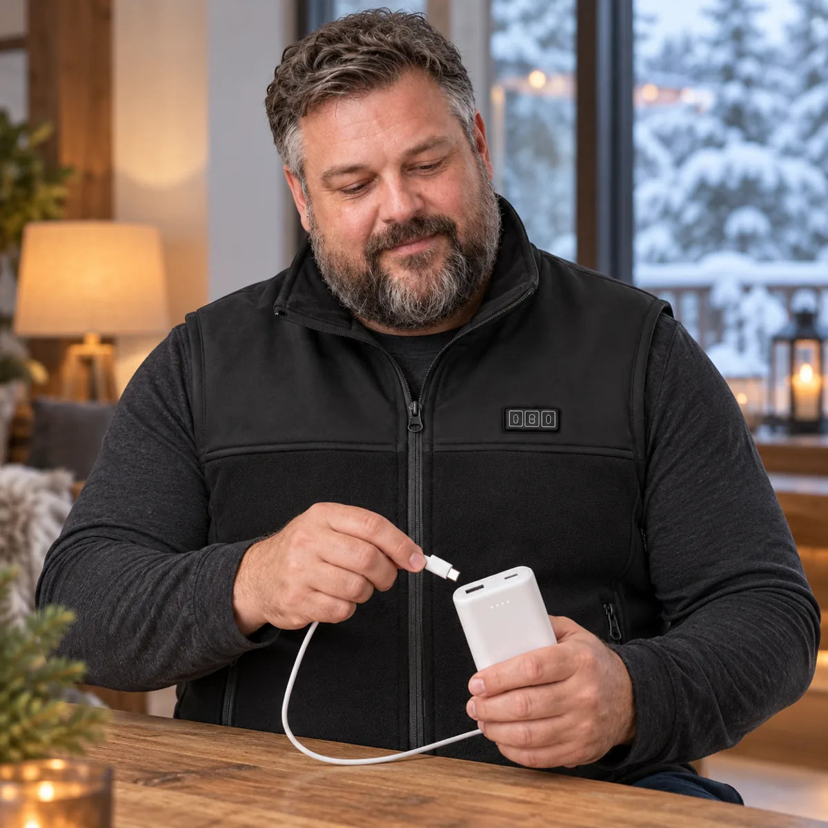 PyreFit Tarnor – Veste chauffante sans manches unisexe à largeur réglable