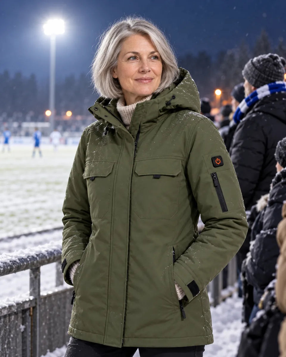 PyreFit Terrano – Parka chauffant pour femme