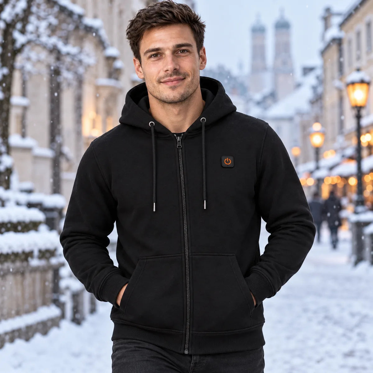 PyreFit Voltor – Men's Heated Zip Hoodie