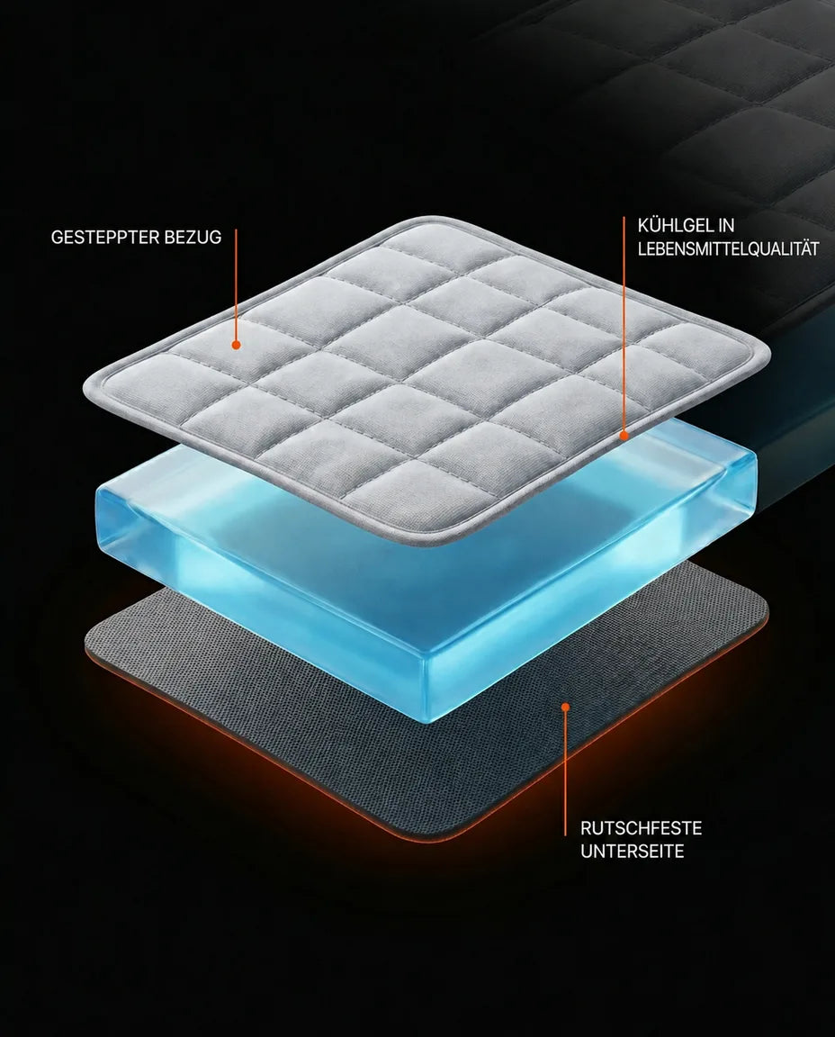 Made with food-grade cooling gel