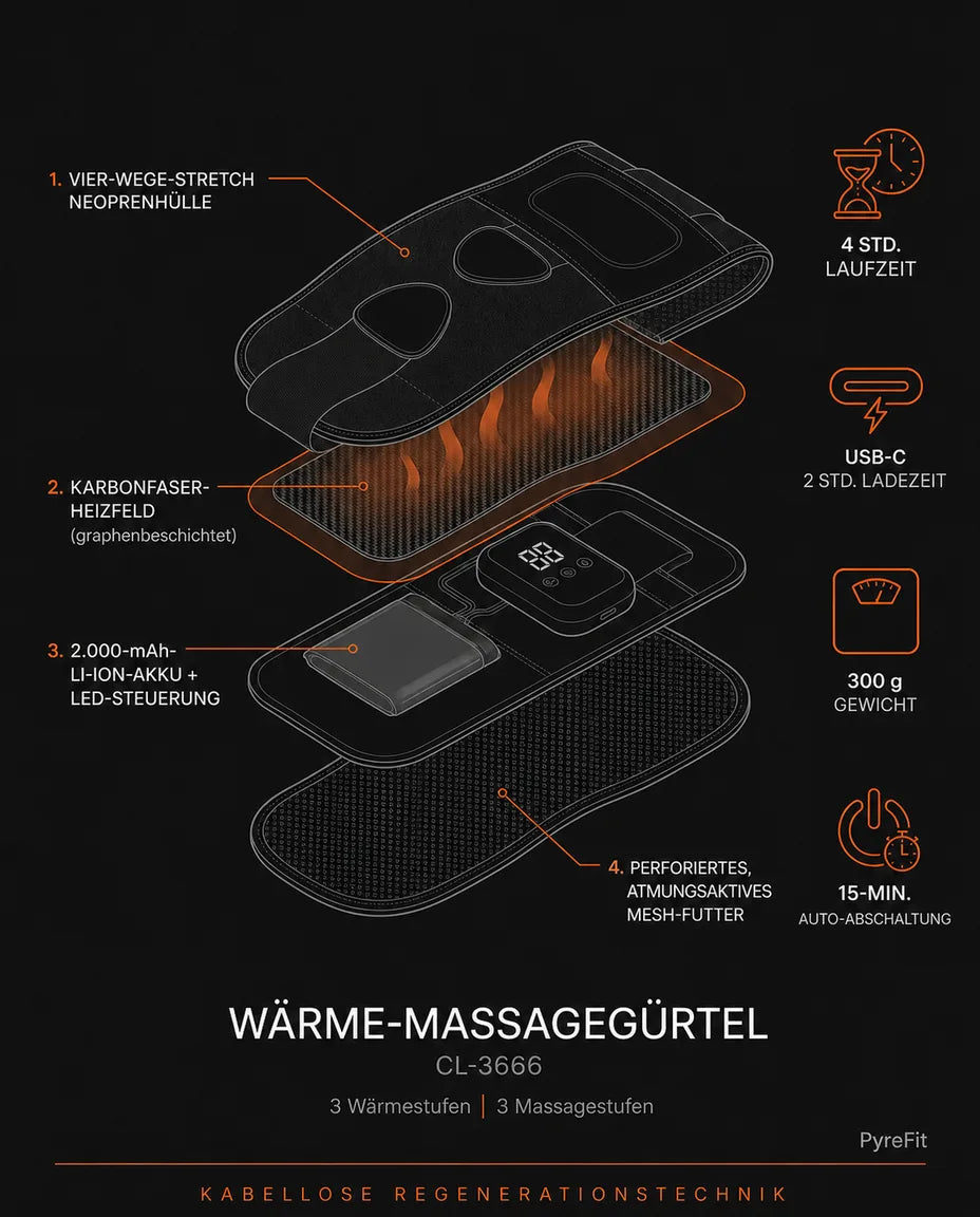 Designed for all-day recovery, cordless