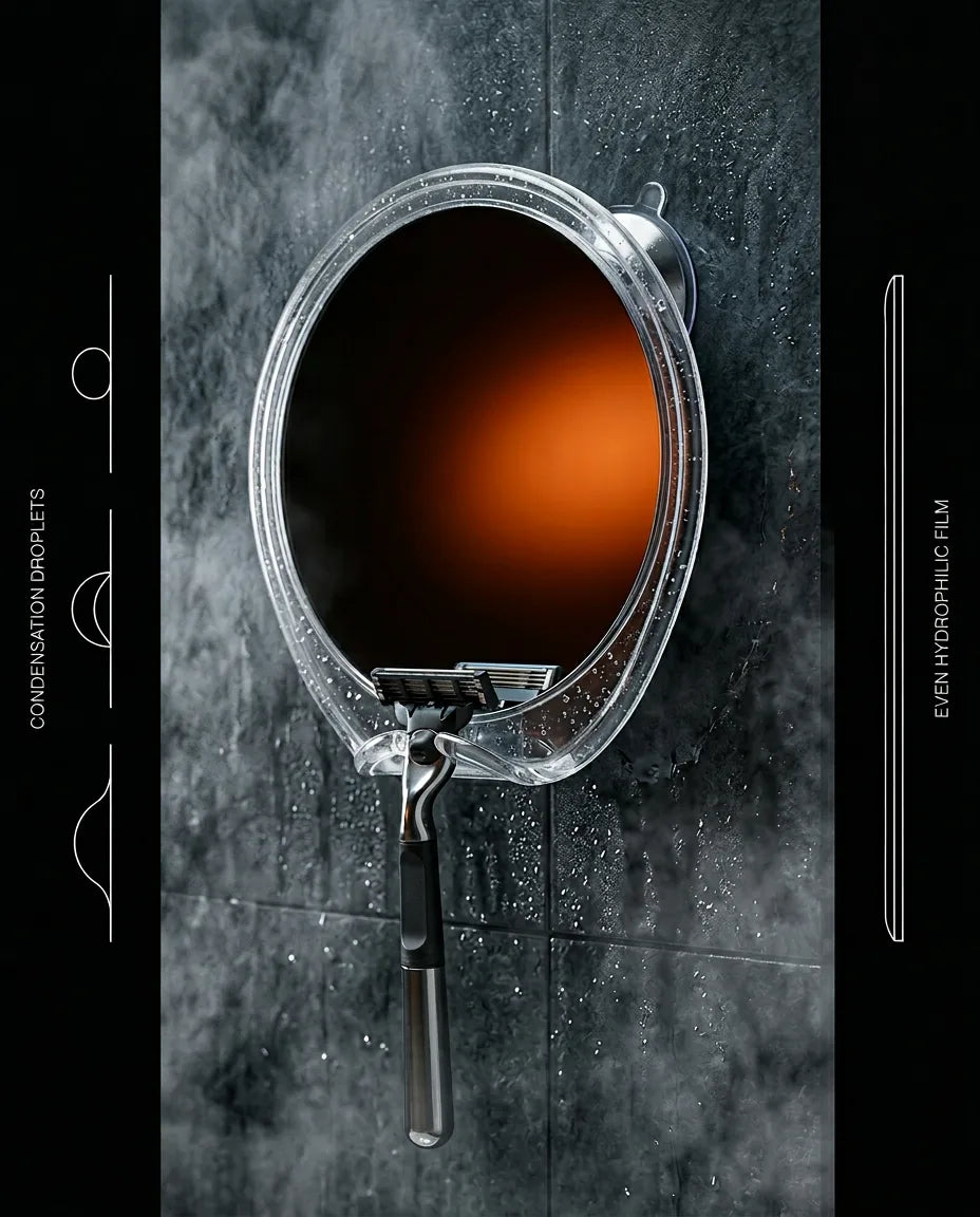 Pourquoi le miroir reste clair pendant que votre salle de bain s'embue