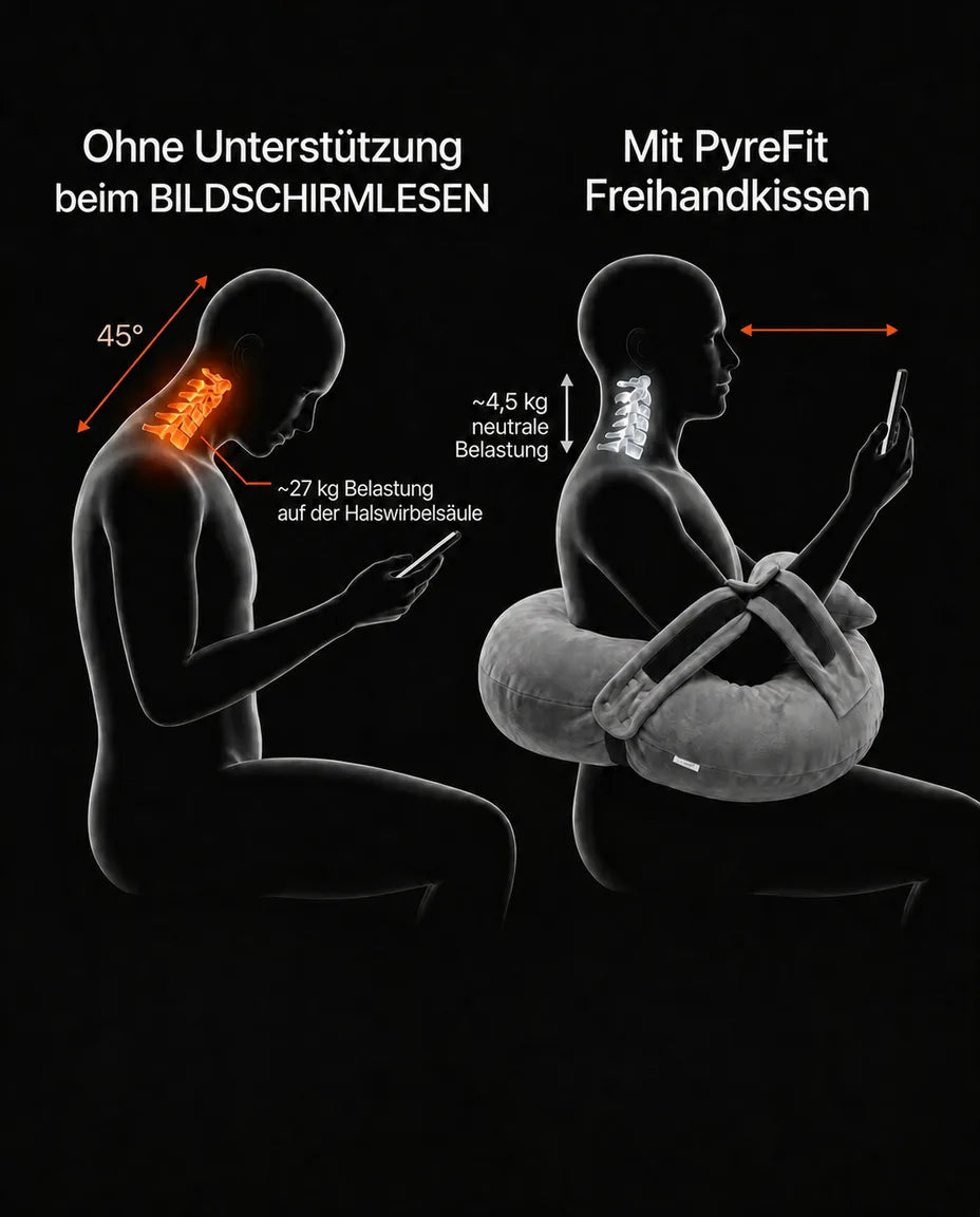Designed for posture-neutral scrolling