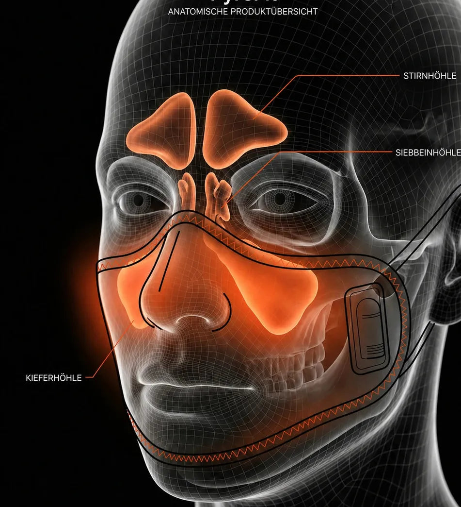 Targeted warmth over nose & cheeks