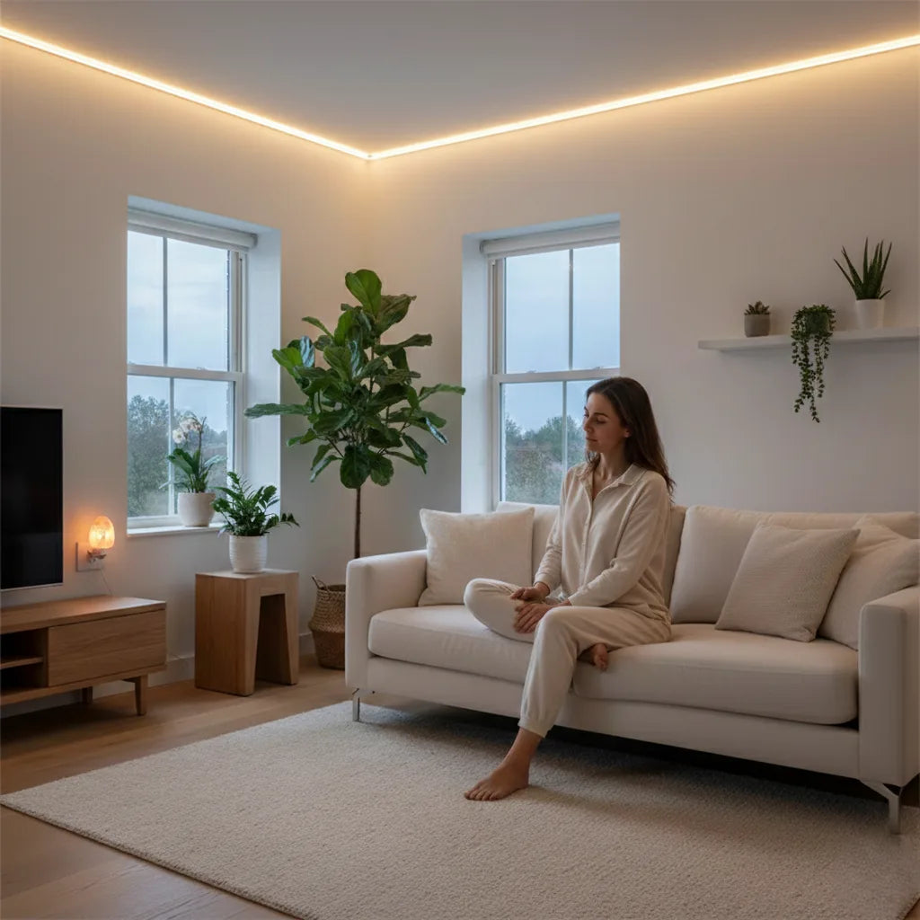 Un design unique de lampe en cristal