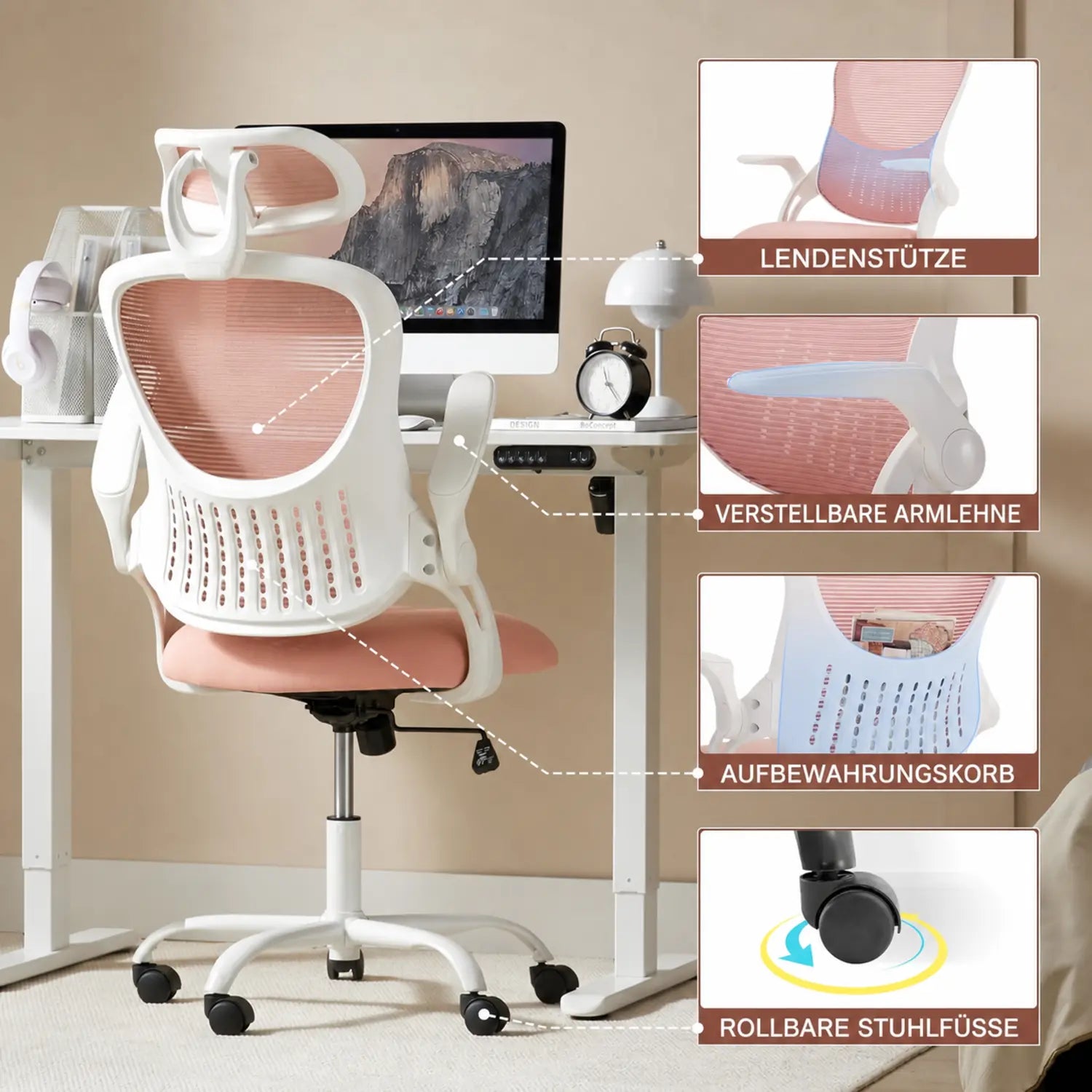 Durable mesh office chair