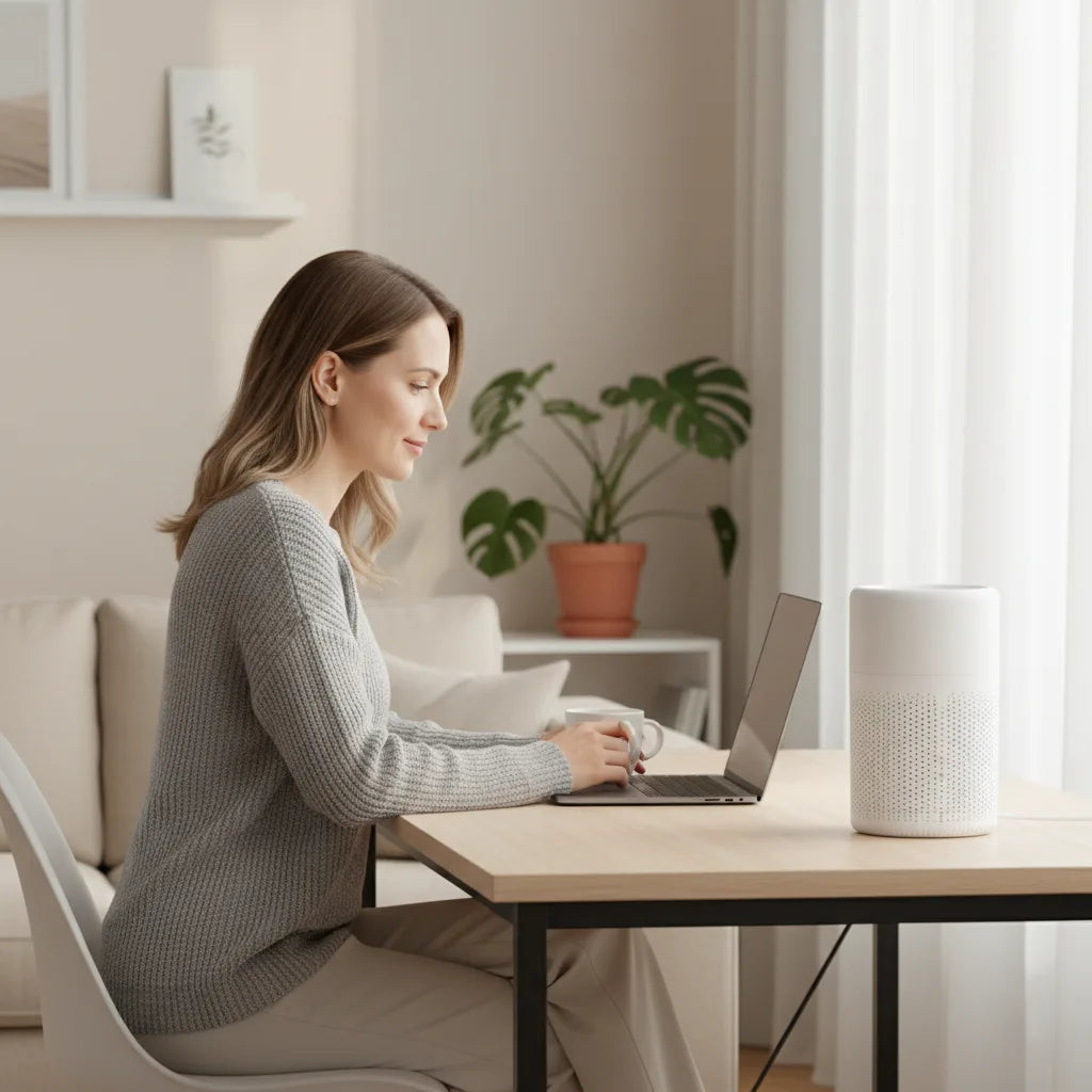 Compact & stylish air purifier