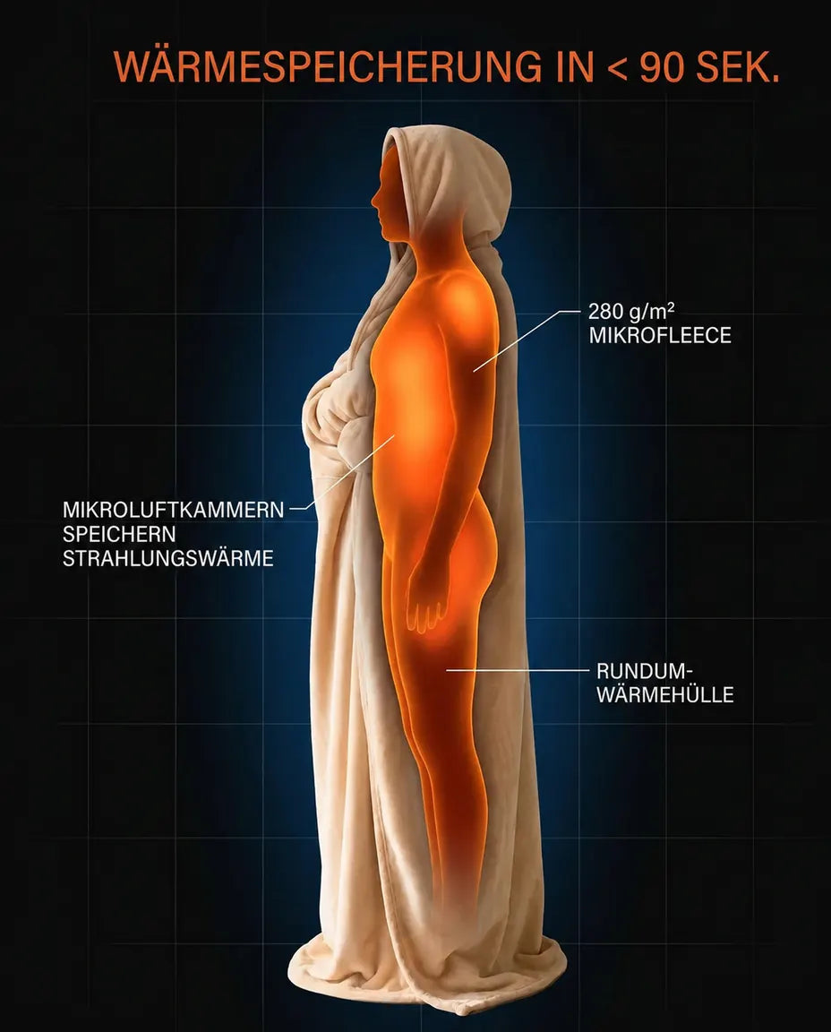 Thermal technology that holds in your body heat