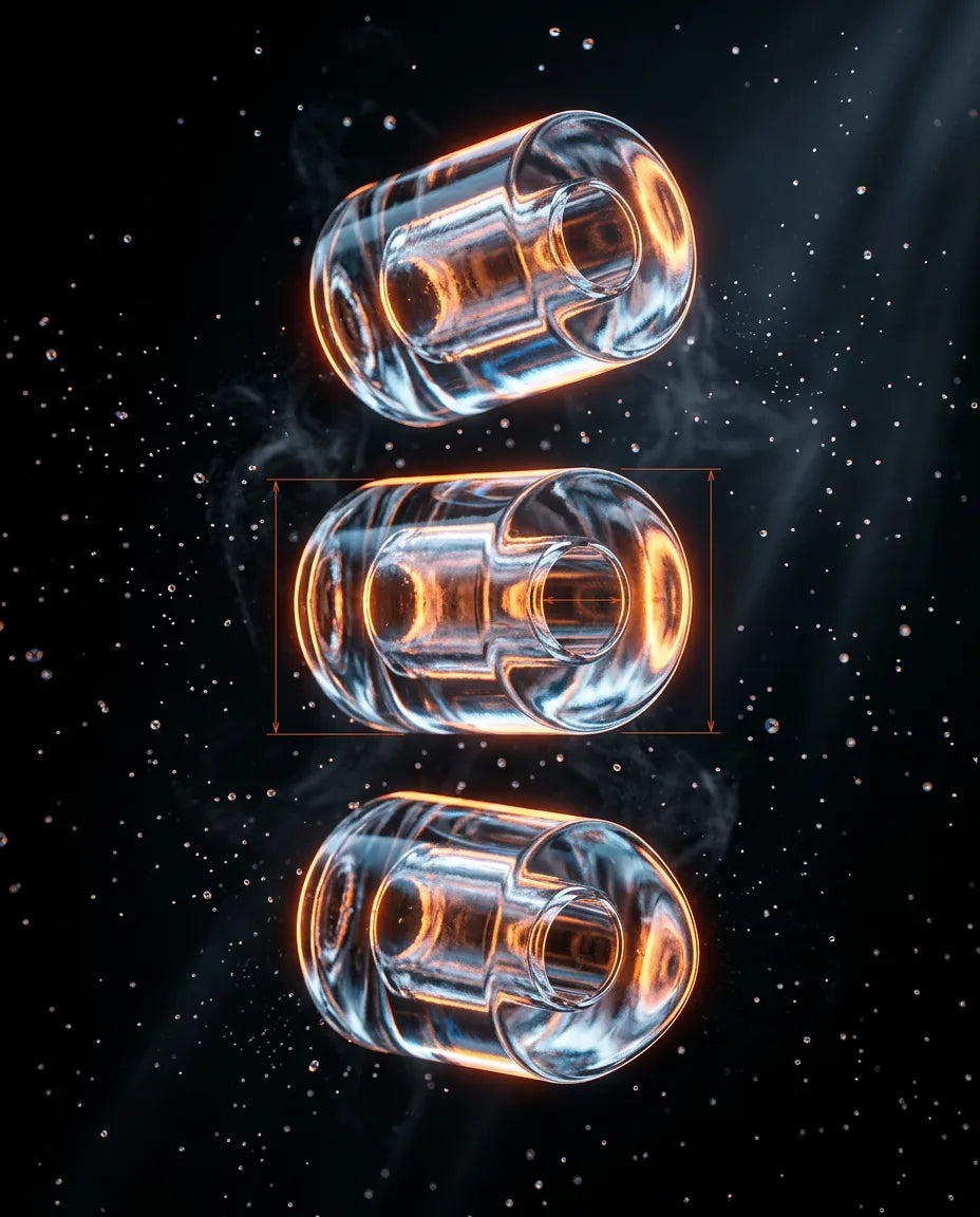 Crystal-clear bullet ice, made for better drinks