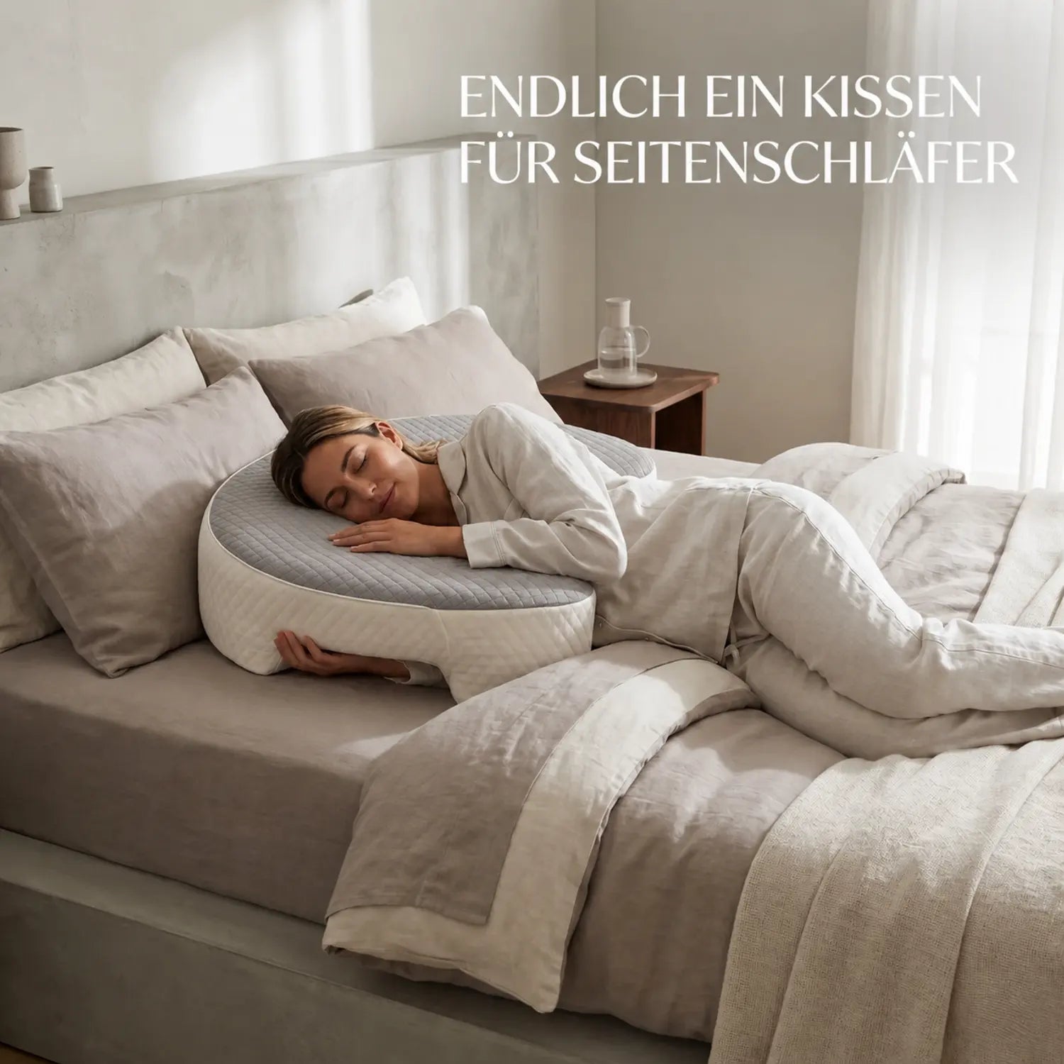 Made for side sleepers, not just shaped like a pillow
