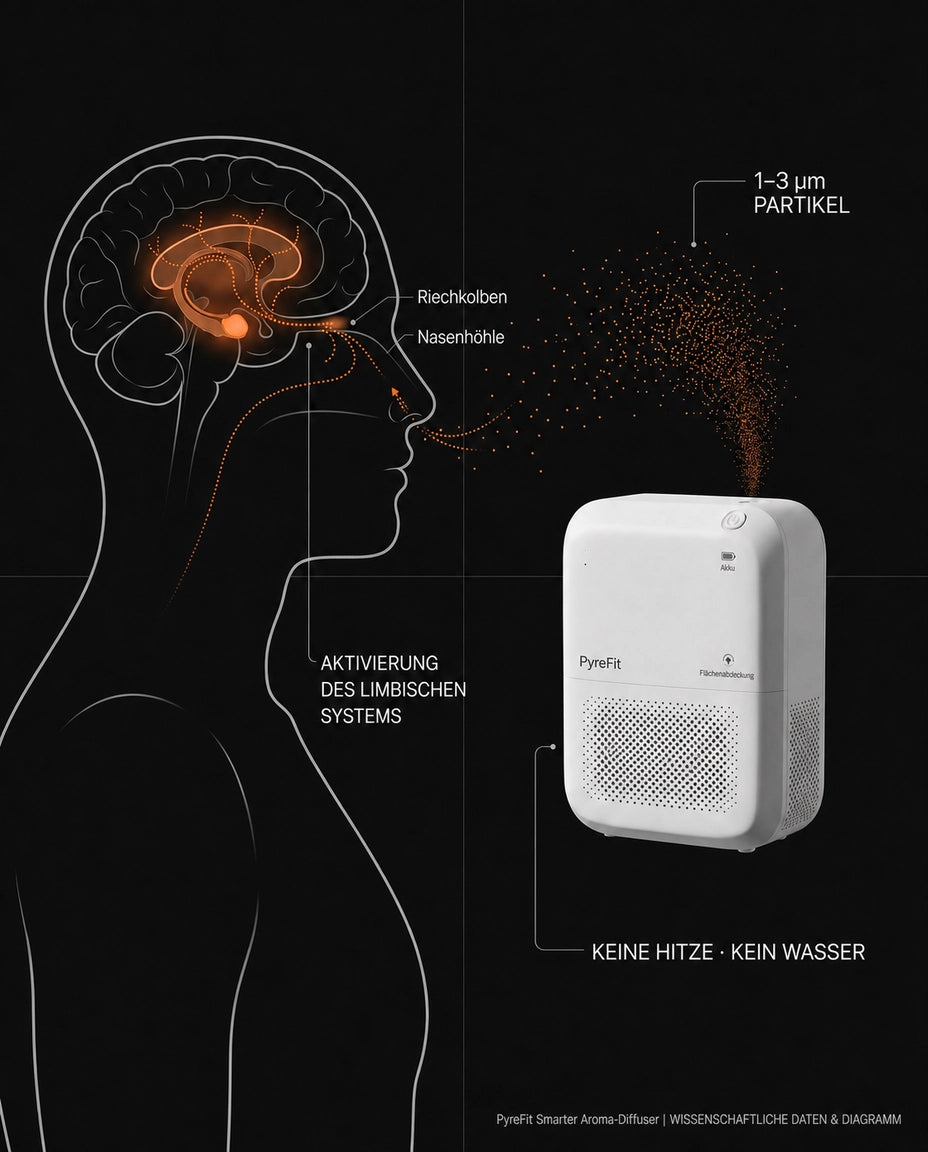 Cold-diffusion aromatherapy, backed by the science of smell