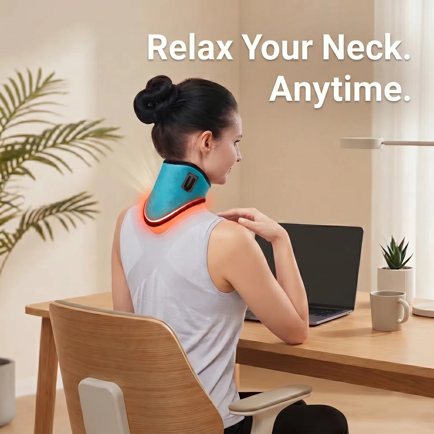 Long days can leave your neck feeling tense and uncomfortable