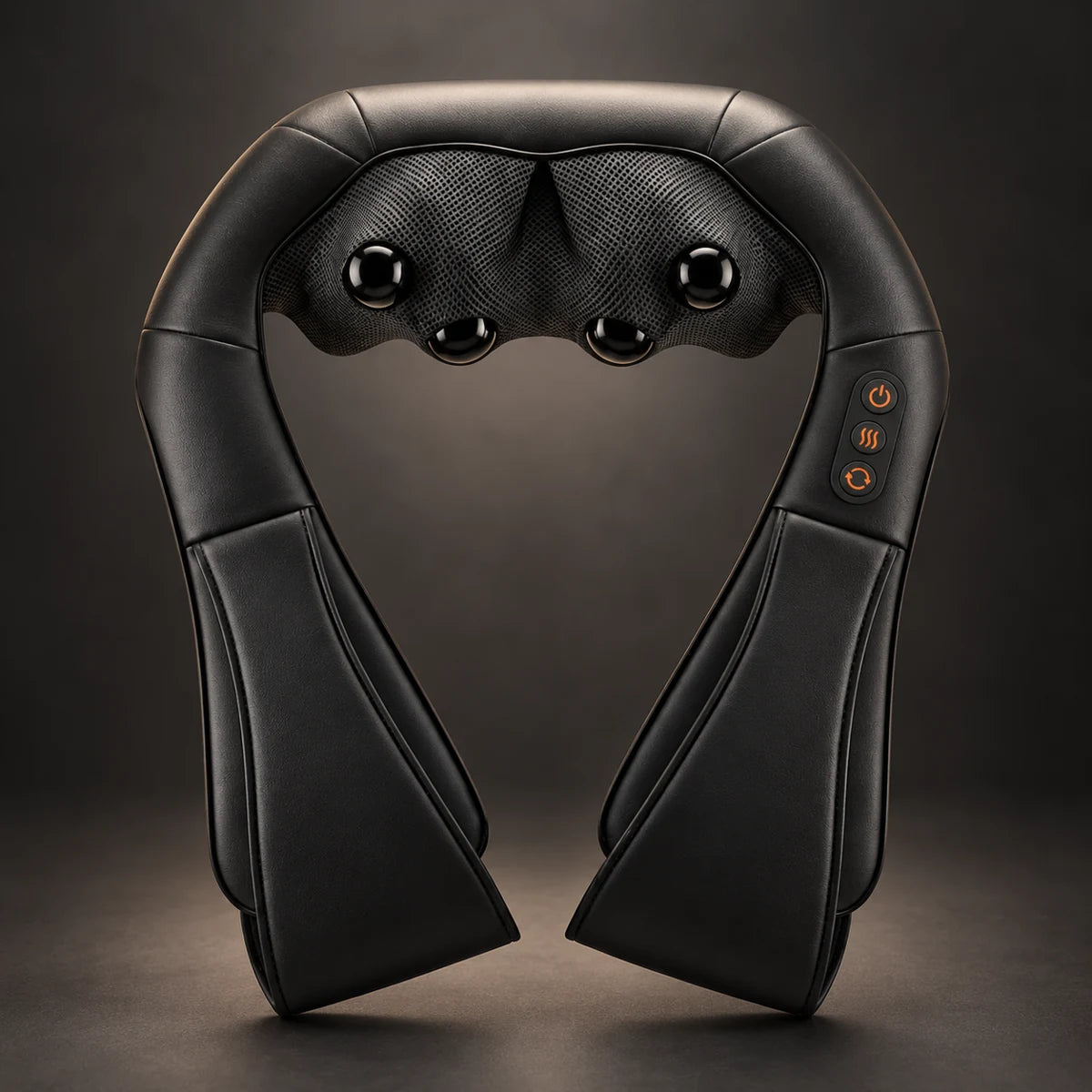 Massage heads of the PyreFit shiatsu massager