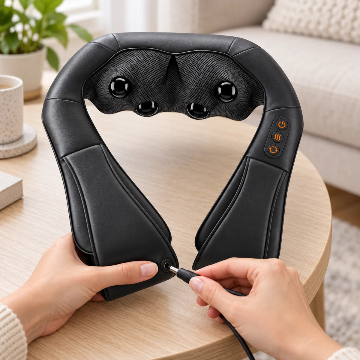Using the PyreFit shiatsu massager